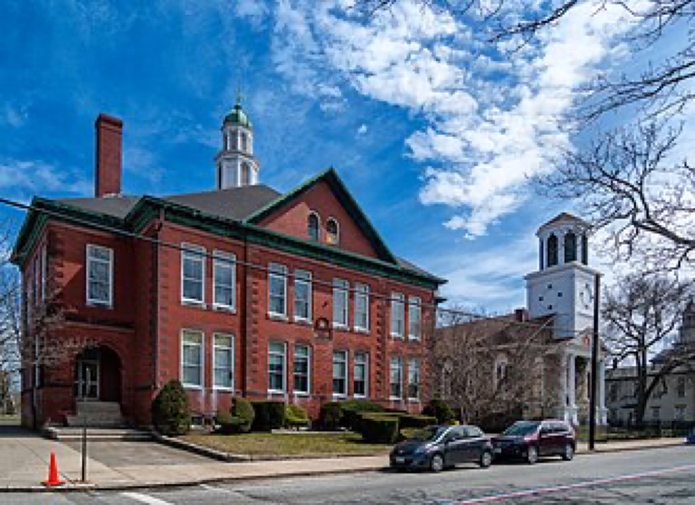 The Walley School building in Bristol, Rhode Island